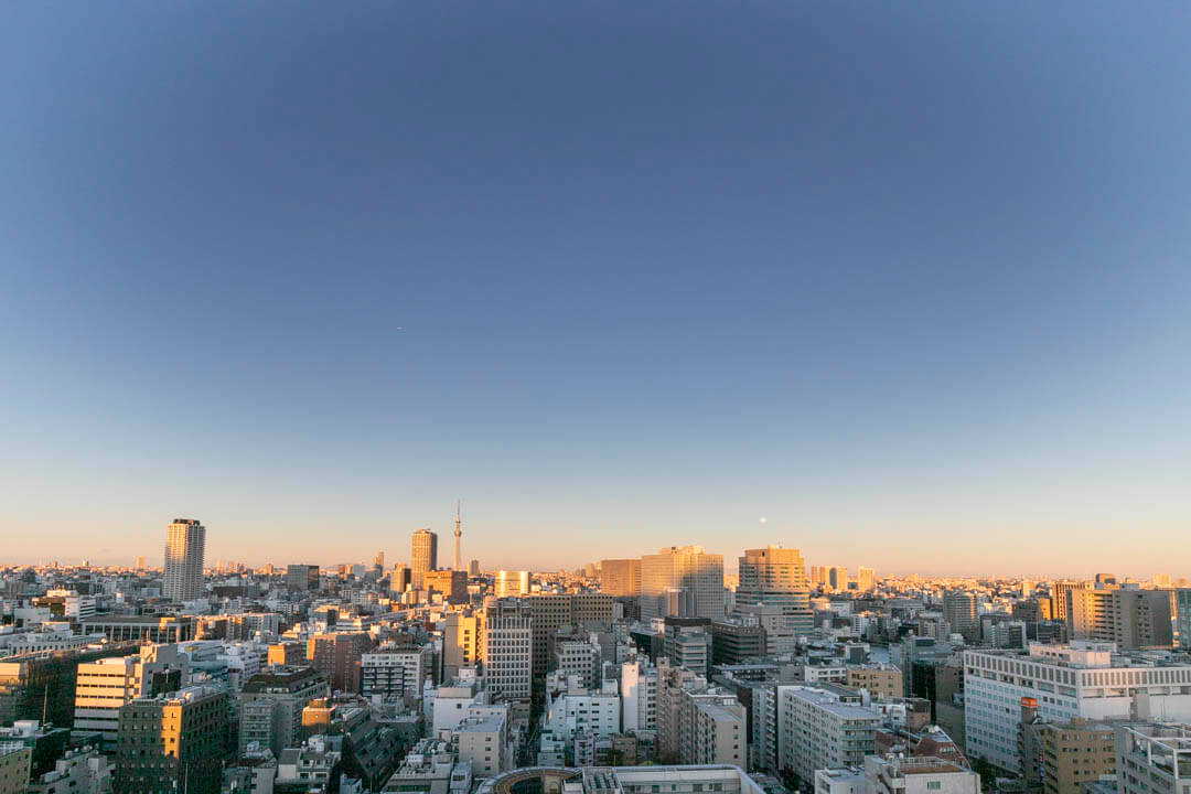 ブリリア ザタワー 東京 八重洲 アベニュー 25階からのスカイツリービュー