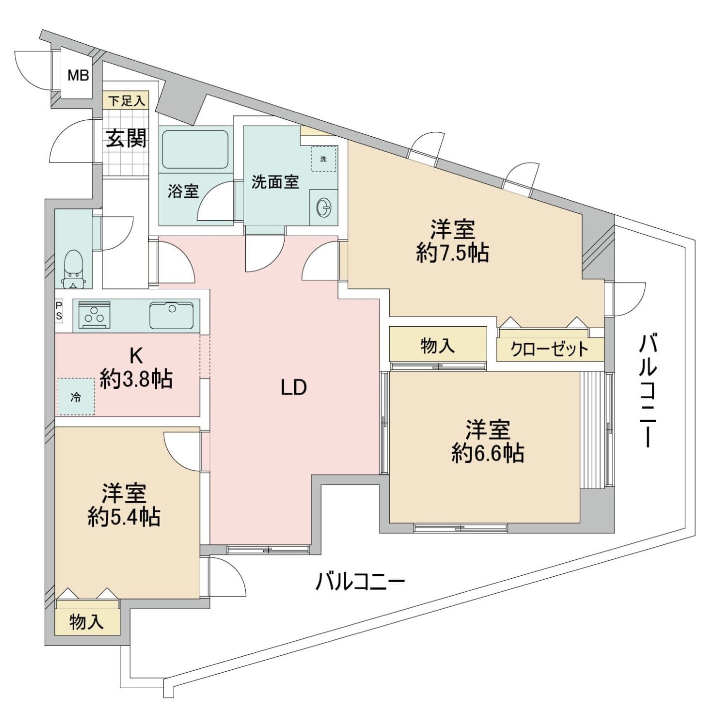 セザールスカイリバー 広々バルコニーから豊洲・晴海夜景を一望 東京の