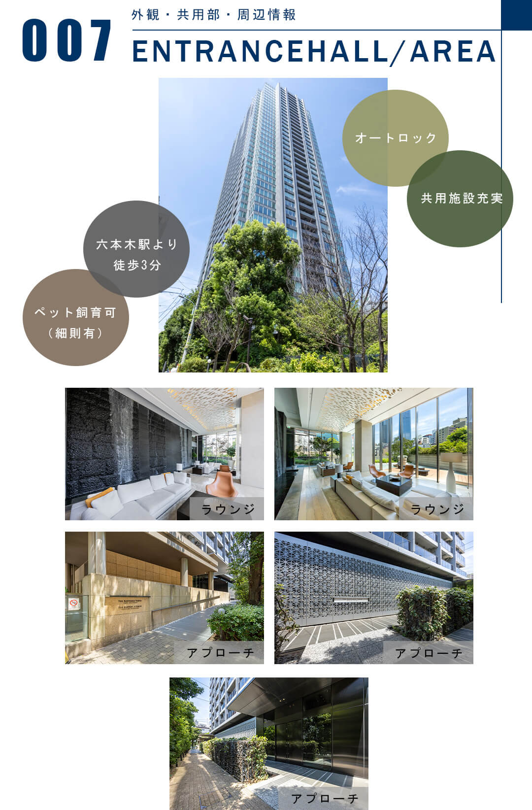 007外観,共用部,周辺情報,ENTRANCEHALL,AREA