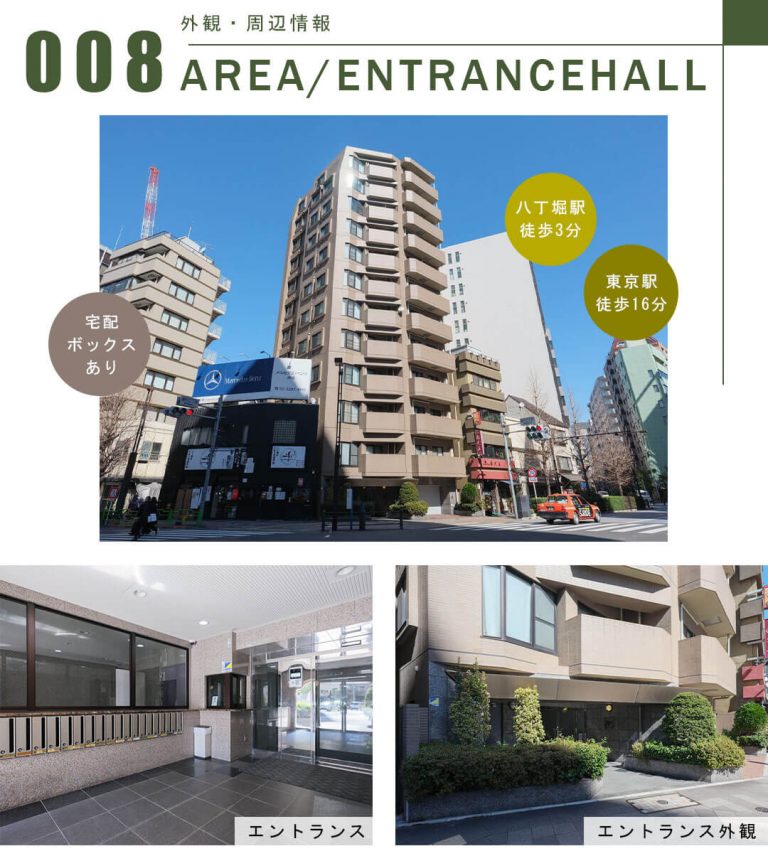 東京八重洲アムフラットの外観・周辺情報
