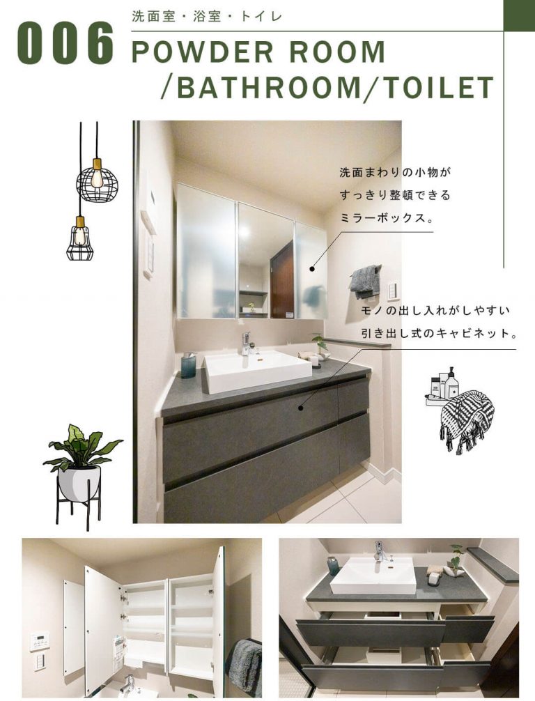 ハイレーゼ三軒茶屋の洗面室・浴室・トイレ
