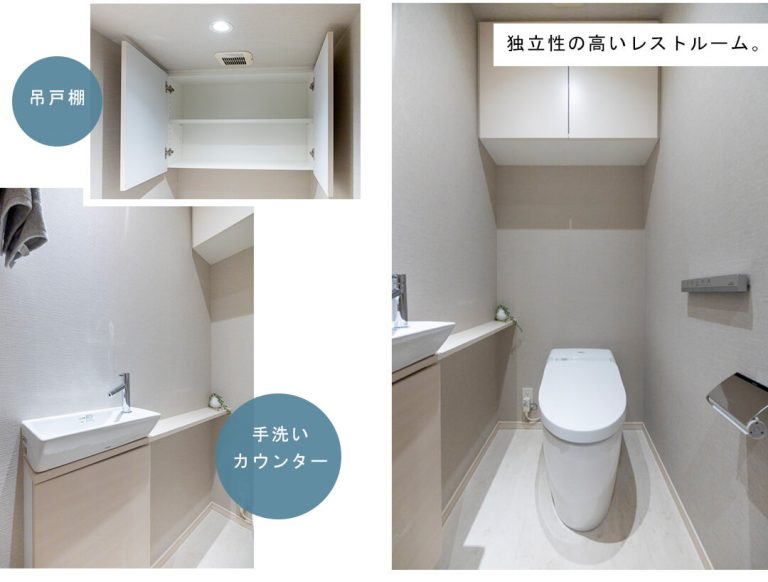 パークタワー晴海のトイレ