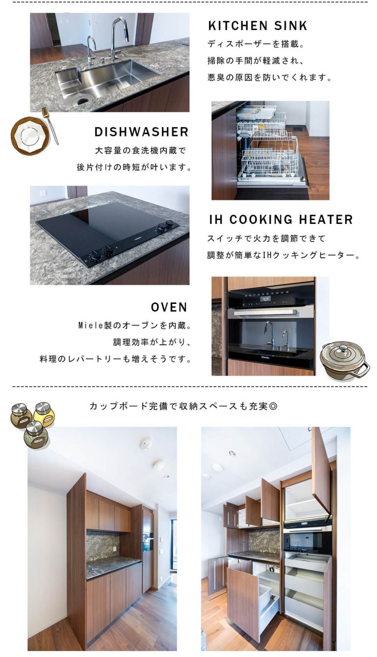 プラウド神宮前のキッチン