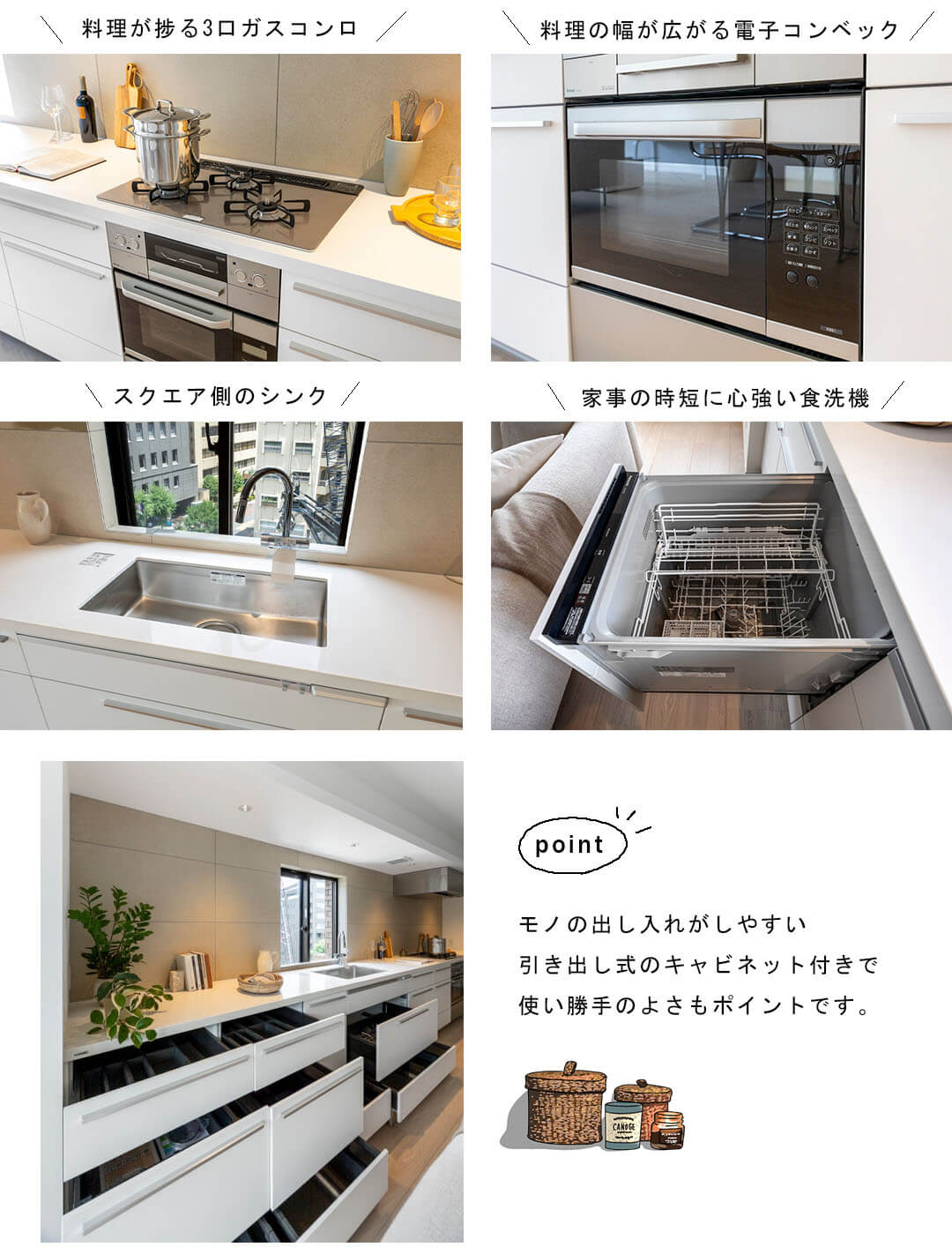 六番町ガーデンのキッチン