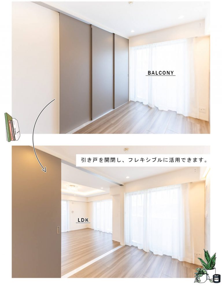 ライオンズヒルズ参宮橋の寝室