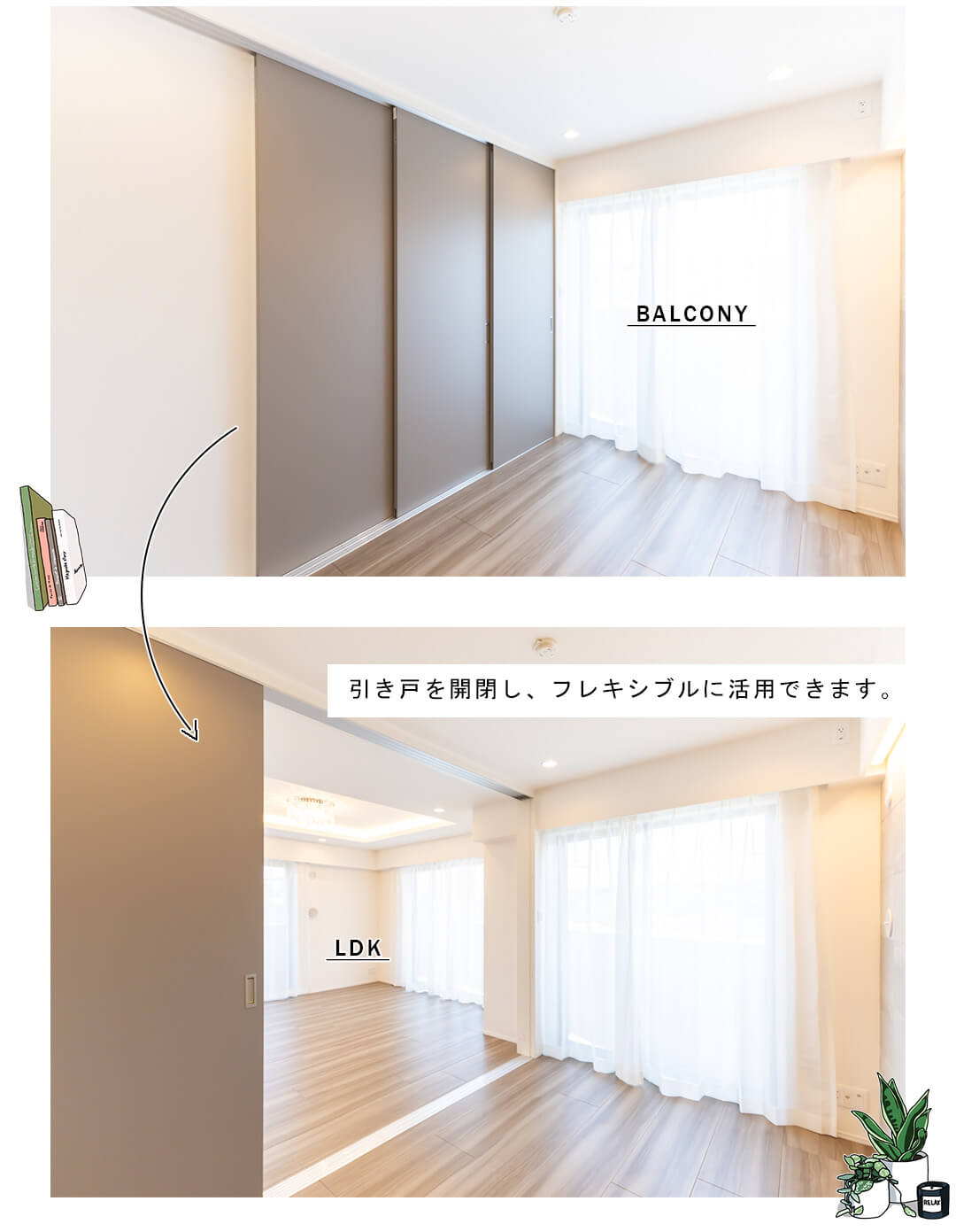 ライオンズヒルズ参宮橋の寝室