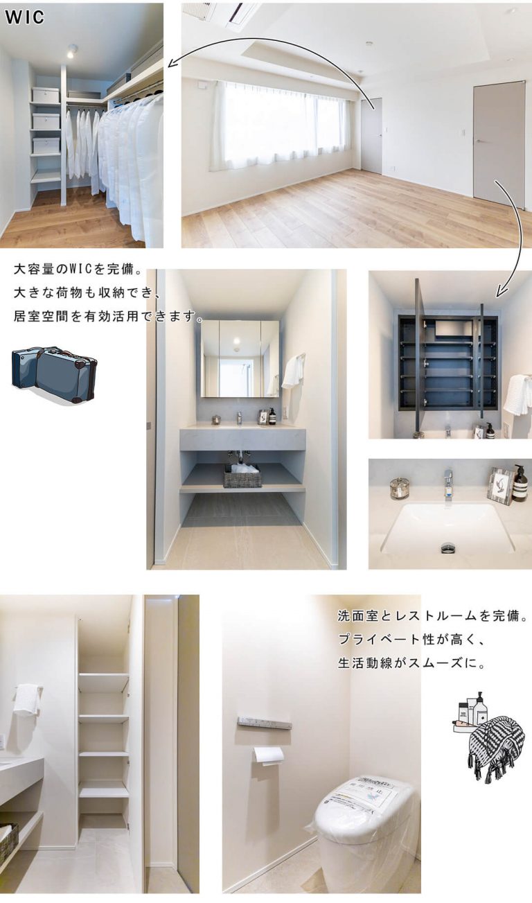 パレ市ヶ谷の洋室