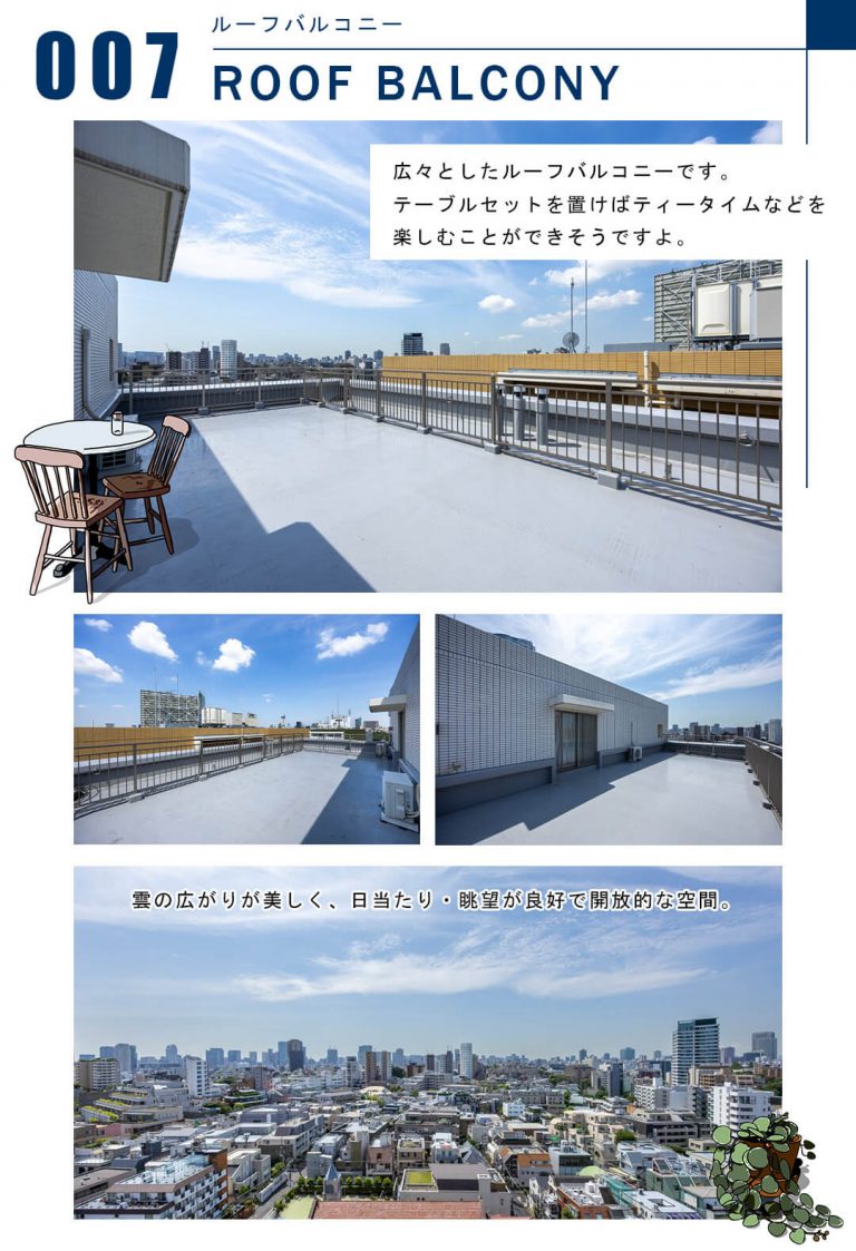 007ルーフバルコニー,ROOFBALCONY