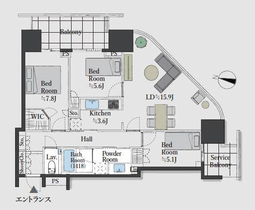  間取り図