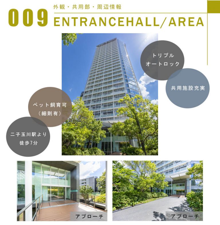 009外観,共用部,周辺情報,ENTRANCEHALL,AREA