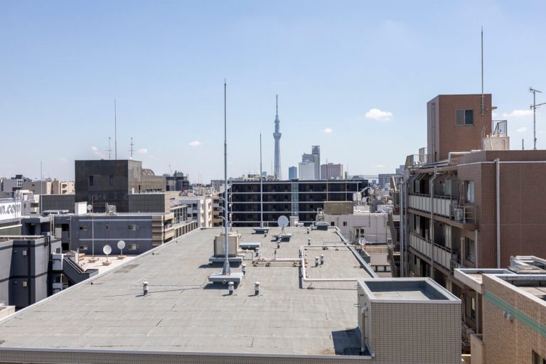 バルコニー眺望　※天候によって東京スカイツリーも望めます。