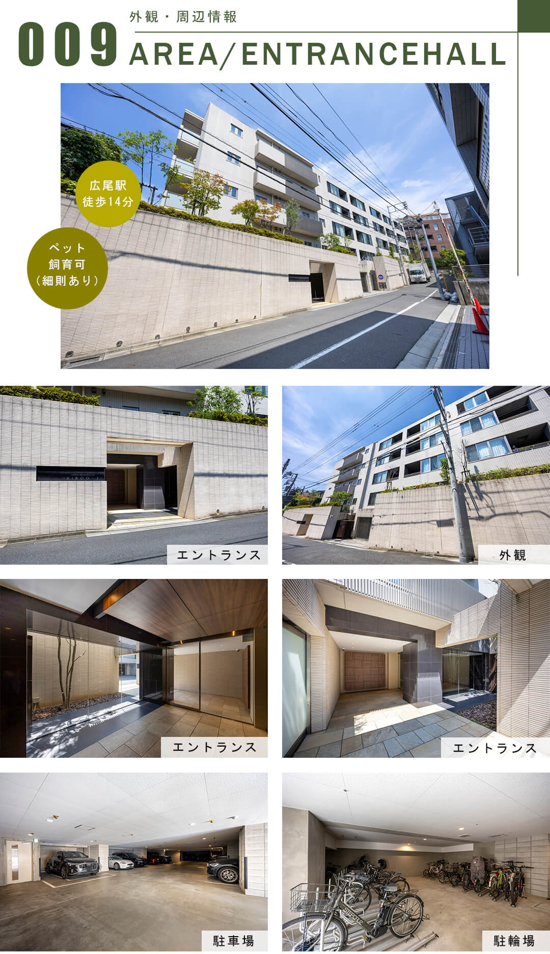 オープンレジデンシア広尾Ⅰの外観・周辺情報
