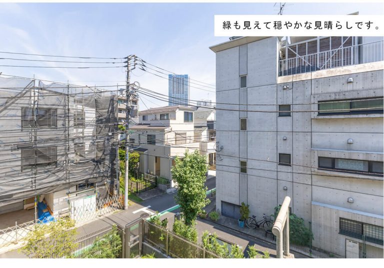 パークシティ高田馬場のバルコニー