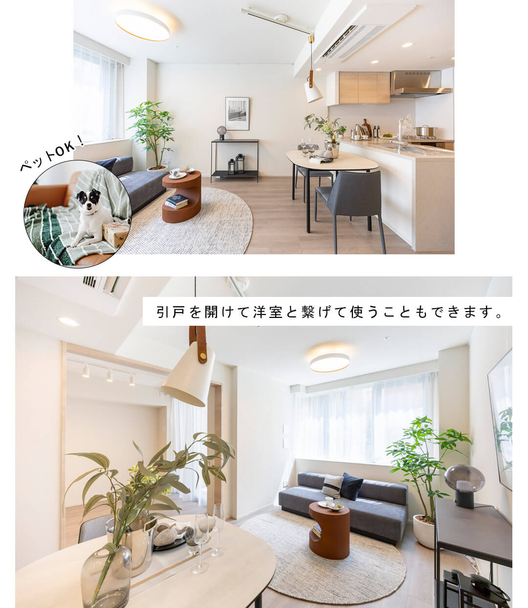 ピアース白金台三丁目のリビングダイニング