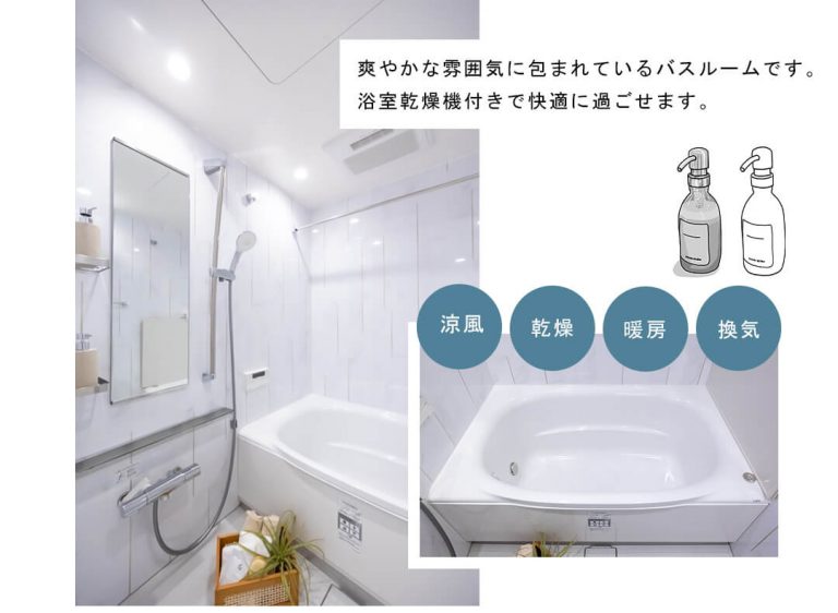 アーバンパレス広尾の浴室