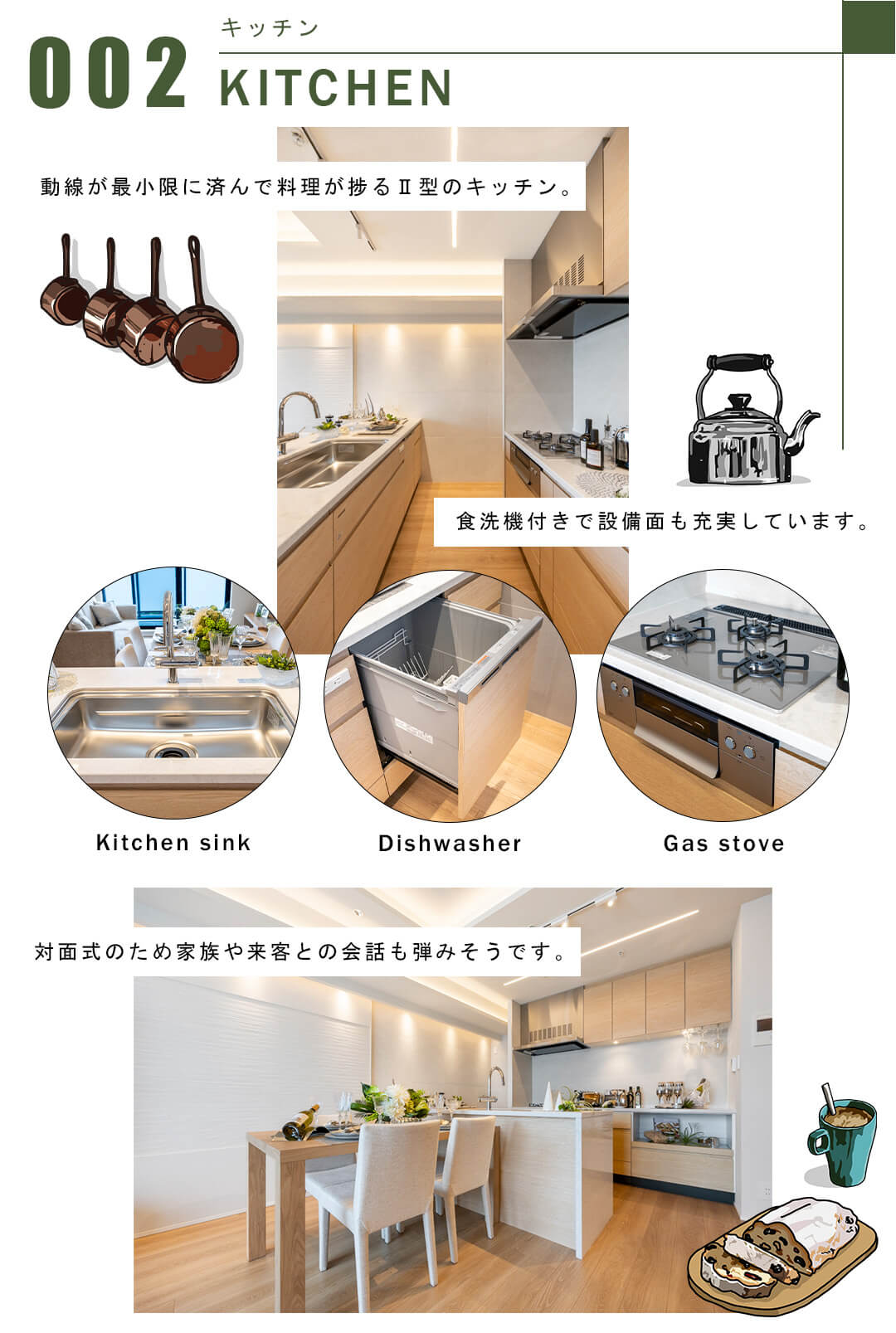 002キッチン,KITCHEN