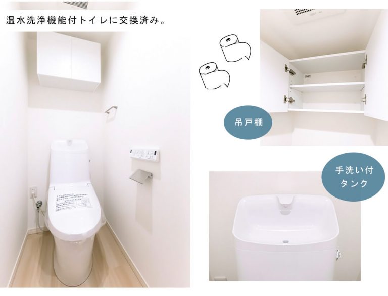 東急ドエル・アルス下北沢サウスウインドのトイレ
