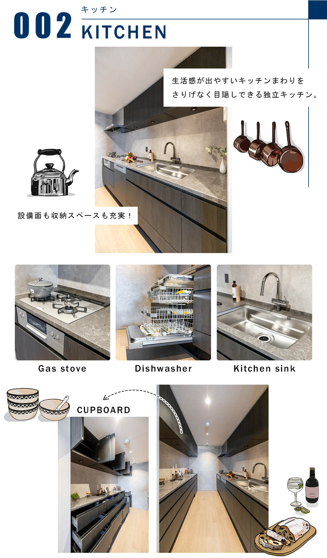 002キッチン,KITCHEN