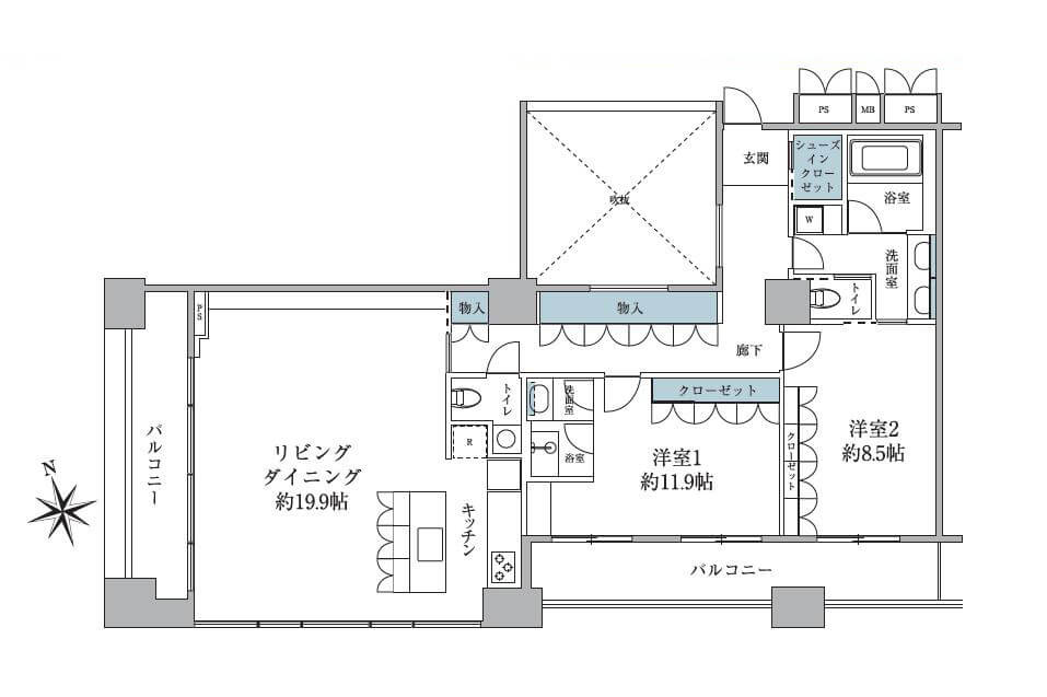  間取り図