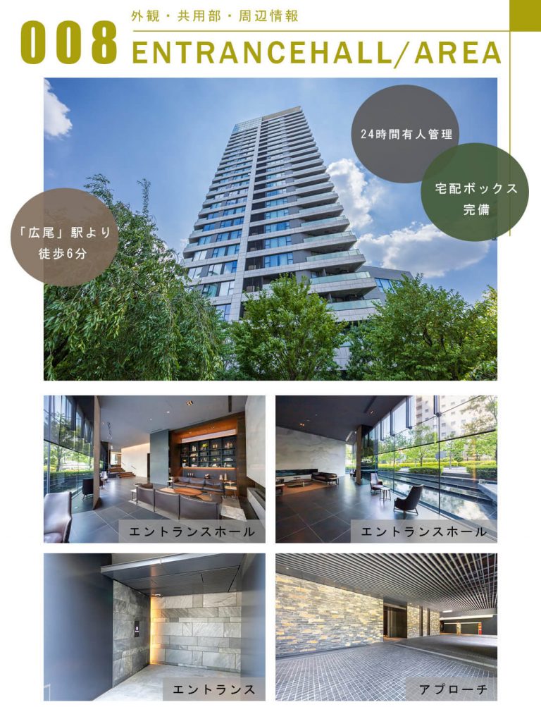 008外観,共用部,周辺情報,ENTRANCEHALL,AREA
