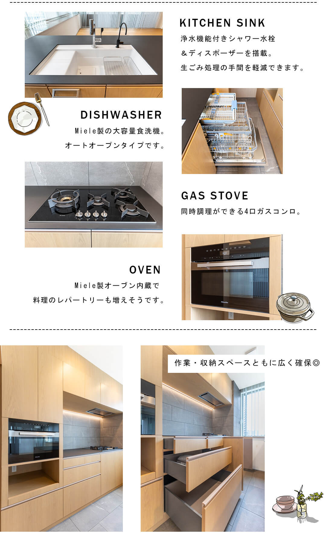 グランスイート虎ノ門のキッチン