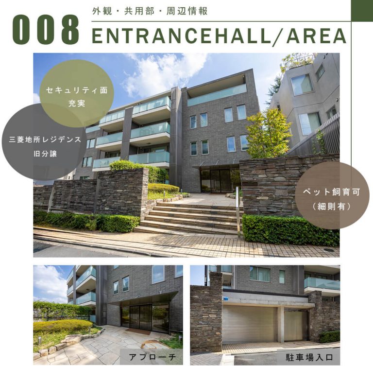 008外観,共用部,周辺情報,ENTRANCEHALL,AREA