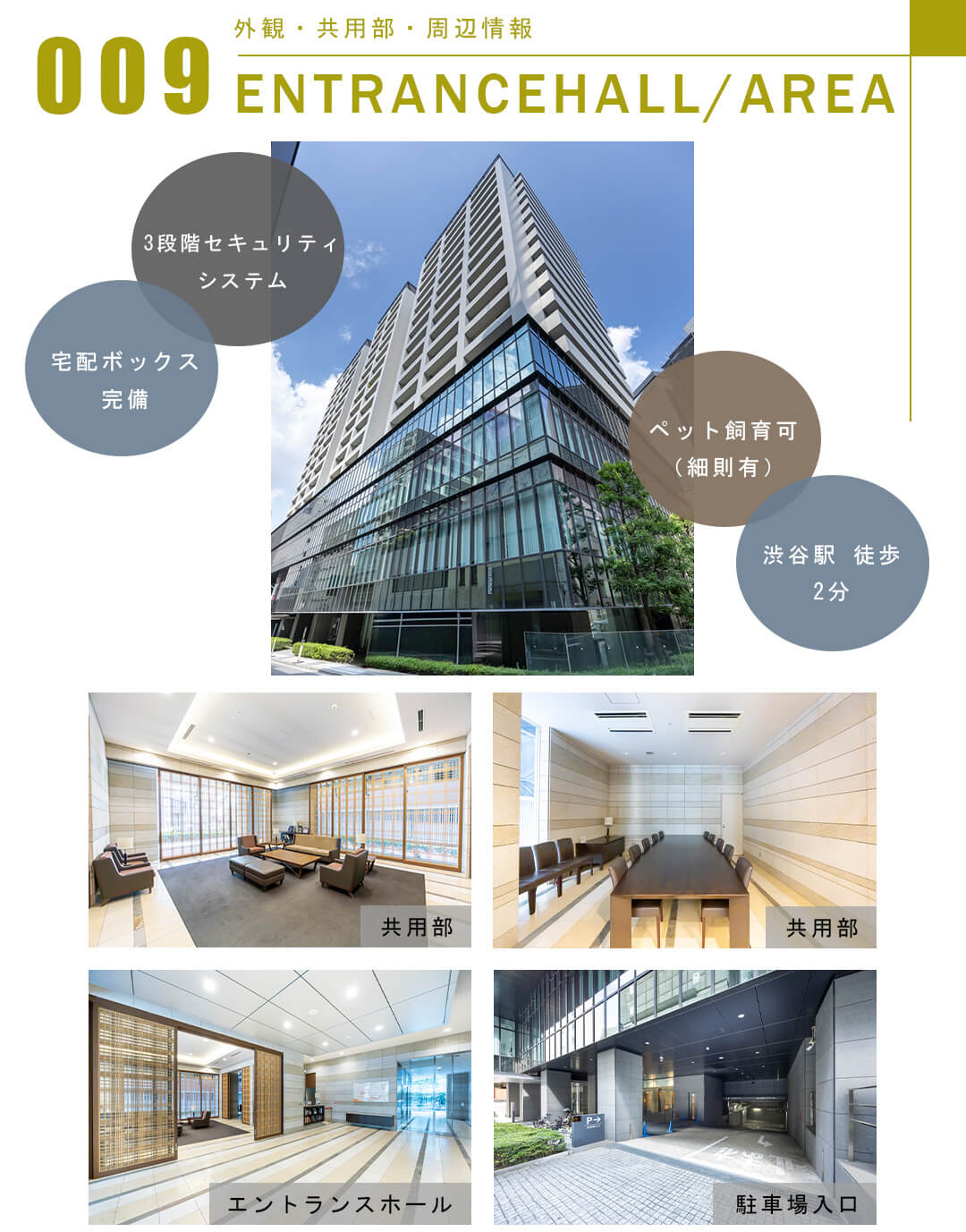 009外観,共用部,周辺情報,ENTRANCEHALL,AREA