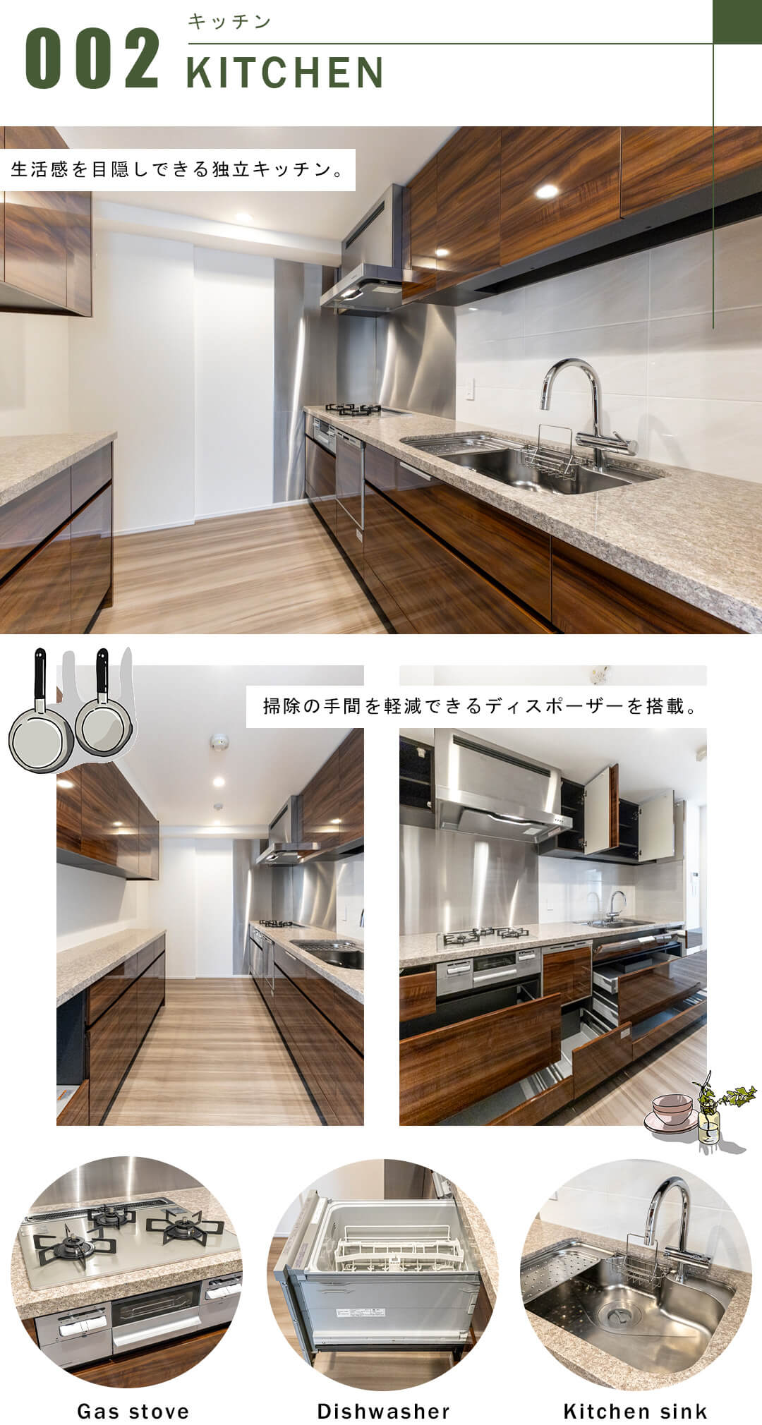 パークコート渋谷大山町ザ・プラネ悠邸のキッチン