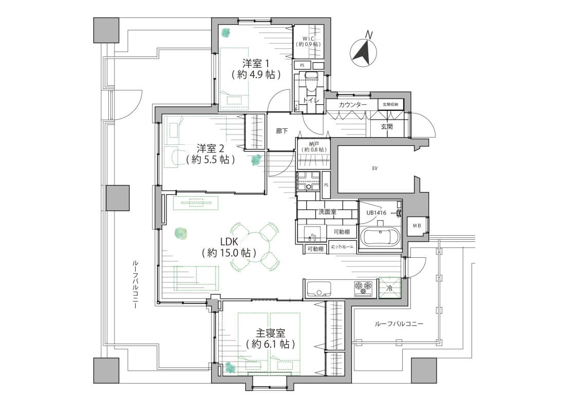  間取り図
