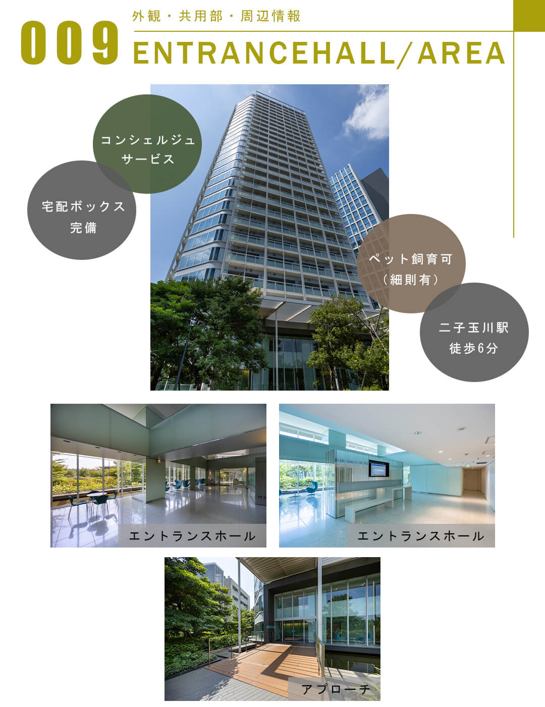 009外観,共用部,周辺情報,ENTRANCEHALL,AREA