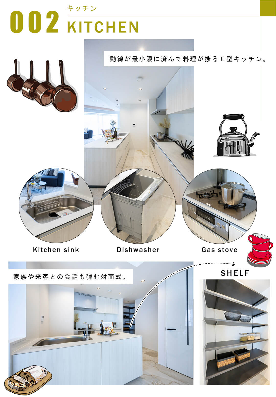 002キッチン,KITCHEN