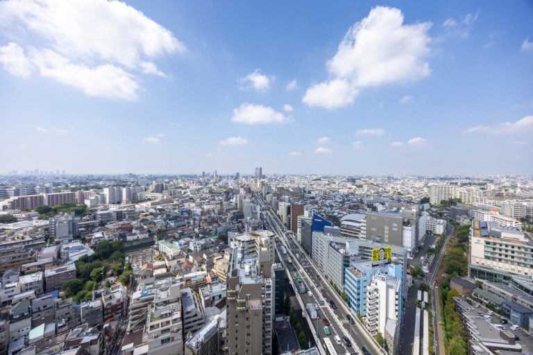 バルコニー眺望
