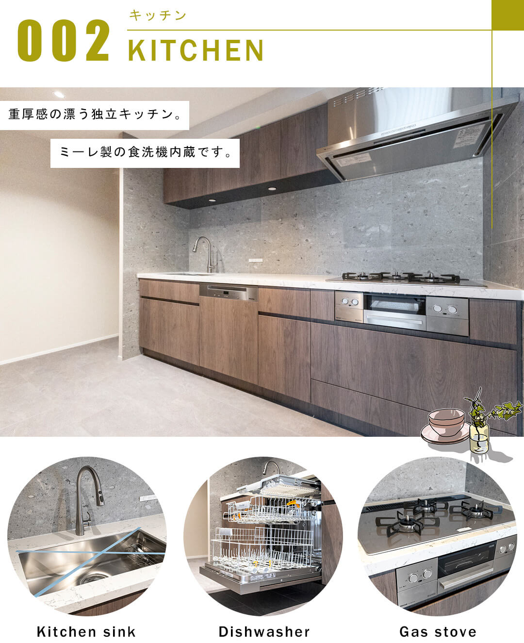 第二高輪ハウスのキッチン