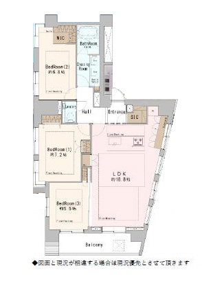 BRANZ赤坂　緑の静寂に寄り添う、都心の邸宅 間取図