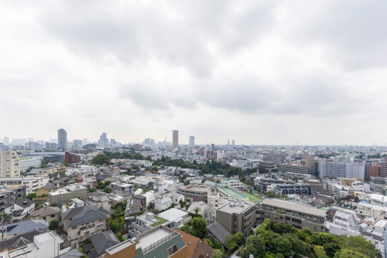 神泉　日当たり・眺望良好な南向きルーフバルコニー