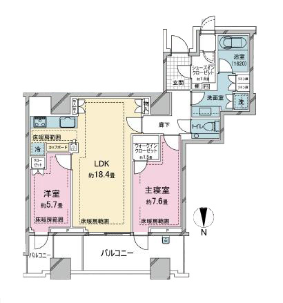 三田ガーデンヒルズパークマンション　華やぎと気品を纏う高級レジデンス 間取図