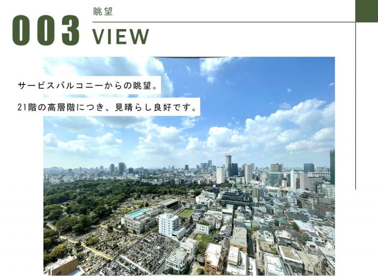 パークコート青山ザタワーの眺望