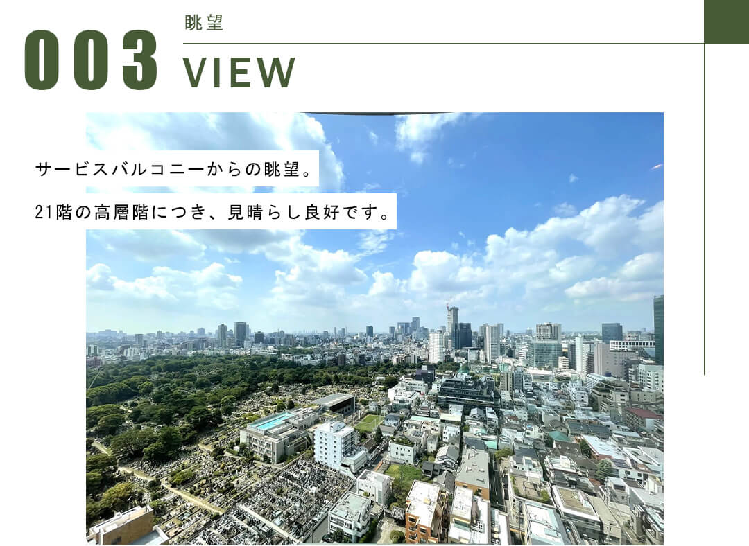 パークコート青山ザタワーの眺望