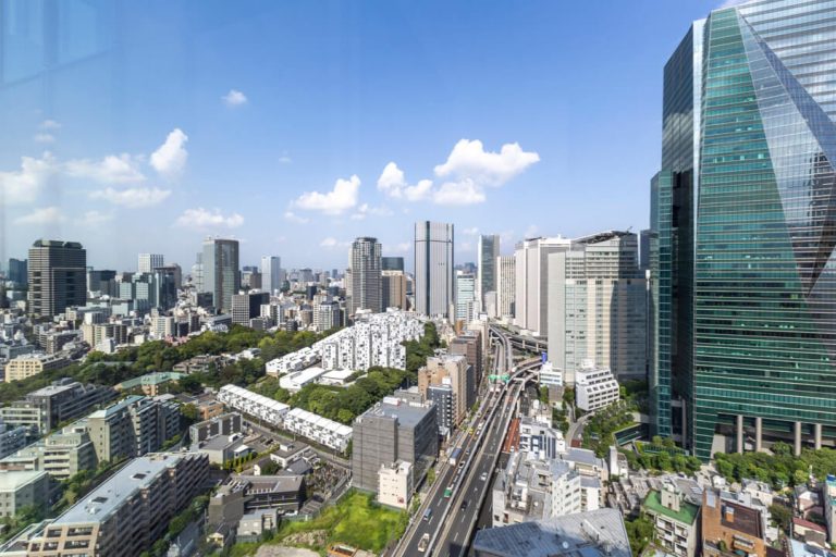 リビングダイニングからの眺望