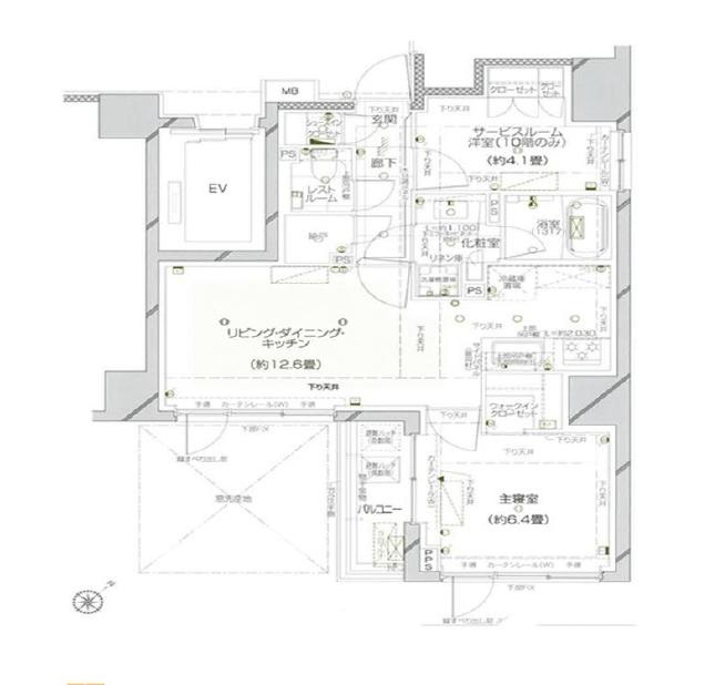 銀座 銀座の街並みに調和する、2025年新築レジデンス 間取り図