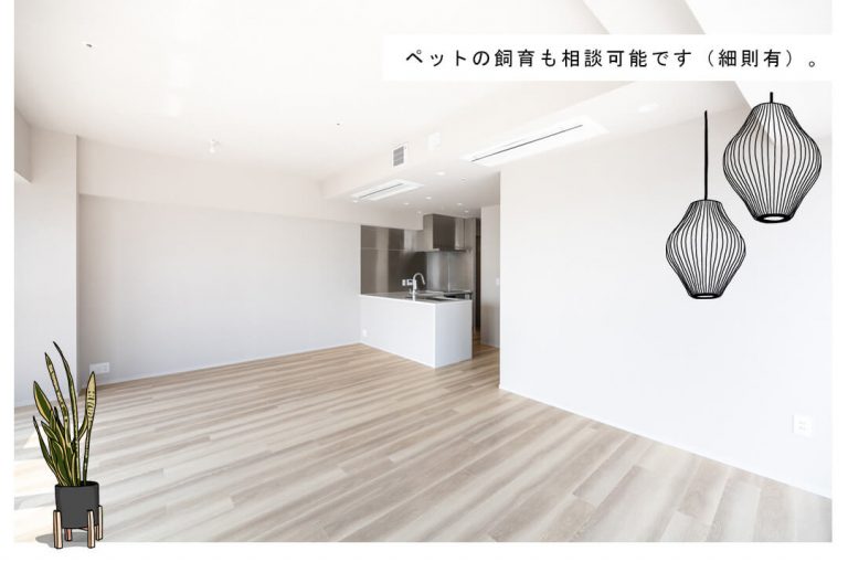 ジオグランデ白金台のリビングダイニング