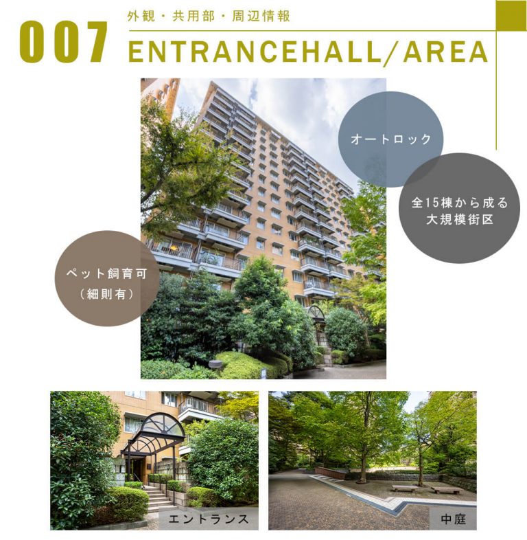 007外観,共用部,周辺情報,ENTRANCEHALL,AREA