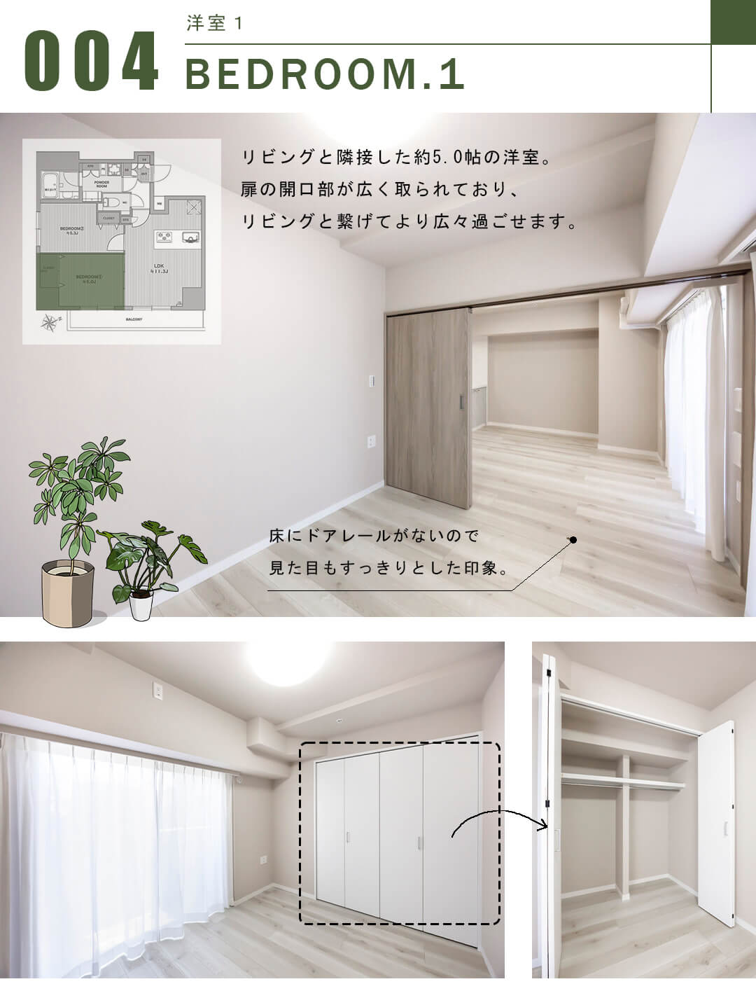 メインステージ新橋の洋室1