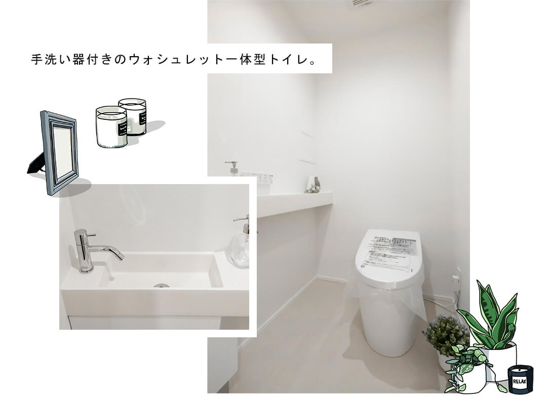 グランヴェール弦巻のトイレ