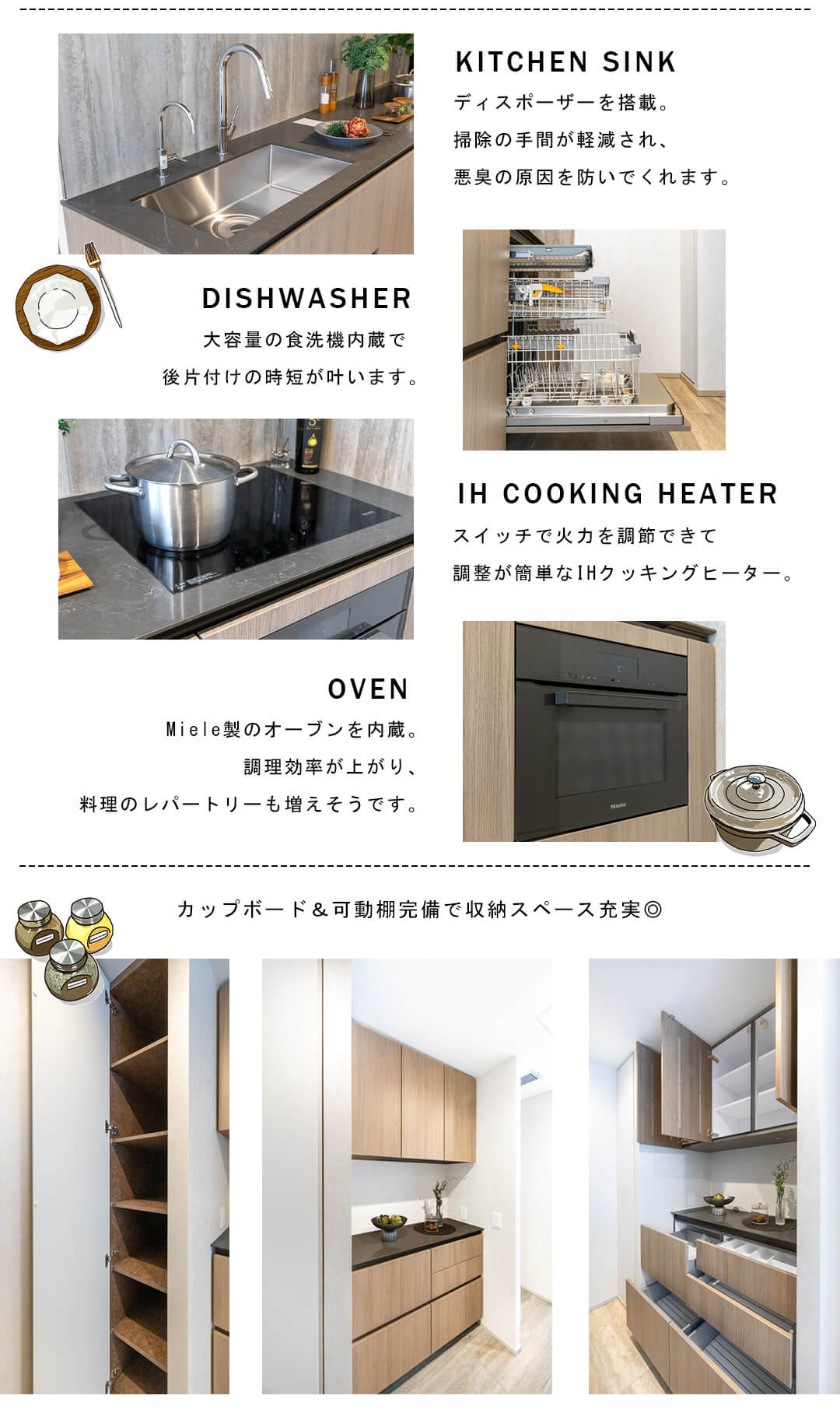 三田ガーデンヒルズパークマンションのキッチン