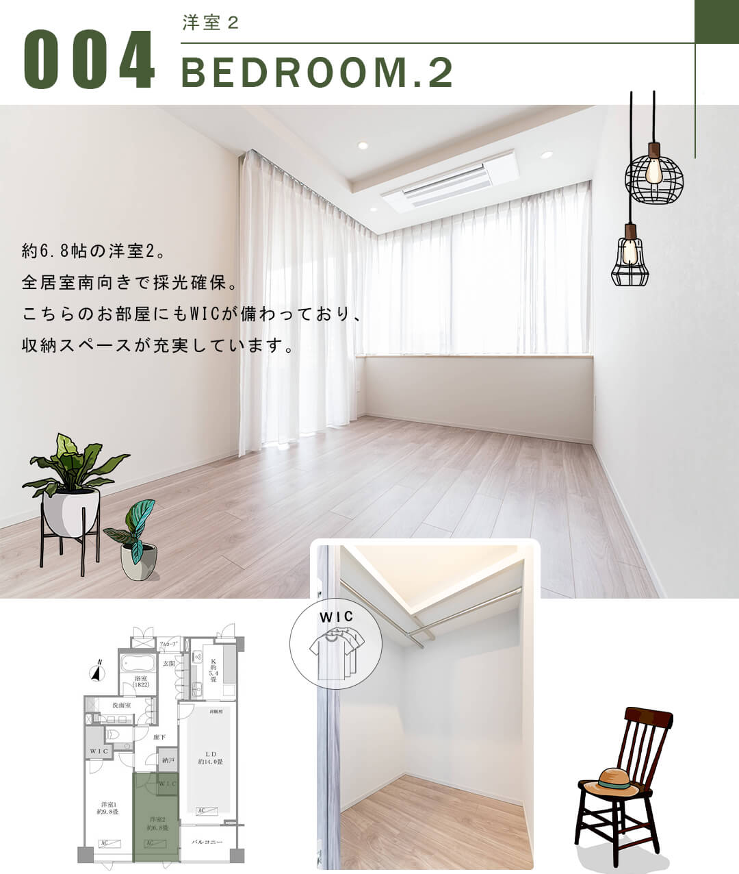ルモンド代官山の洋室2