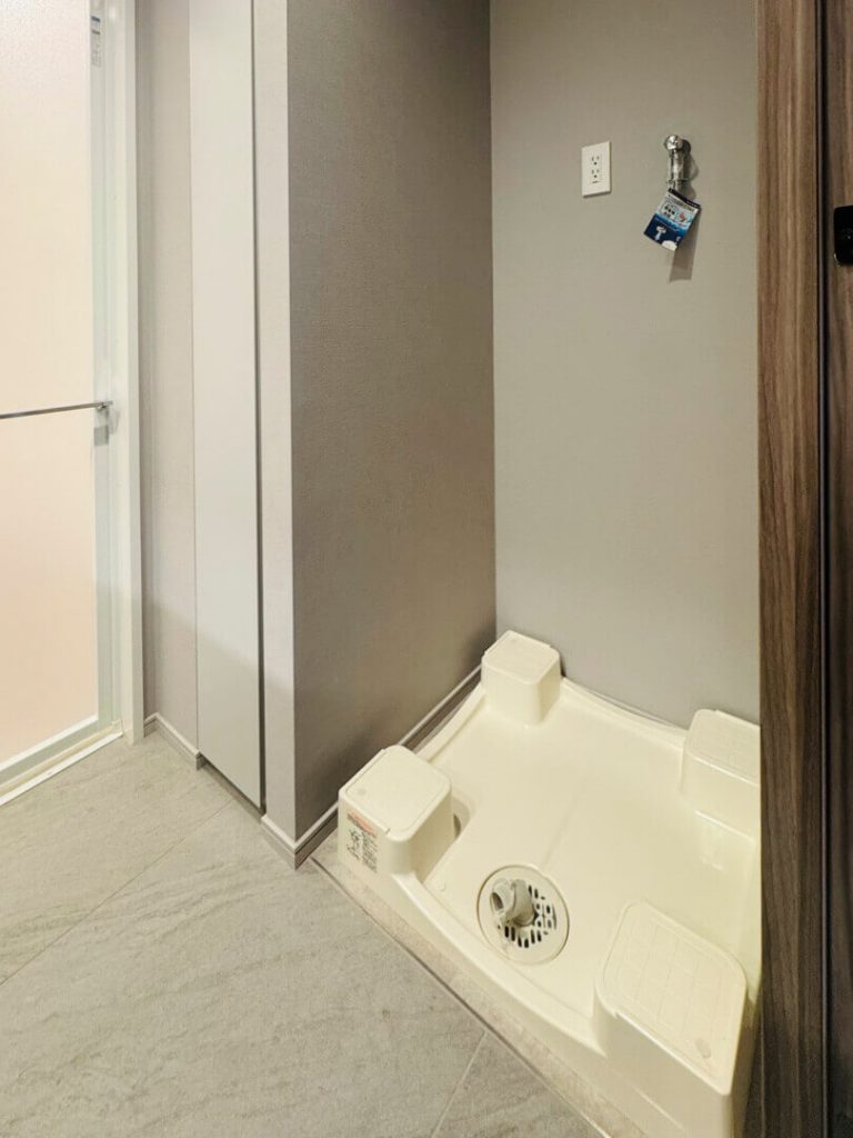 洗面室 洗濯機置き場