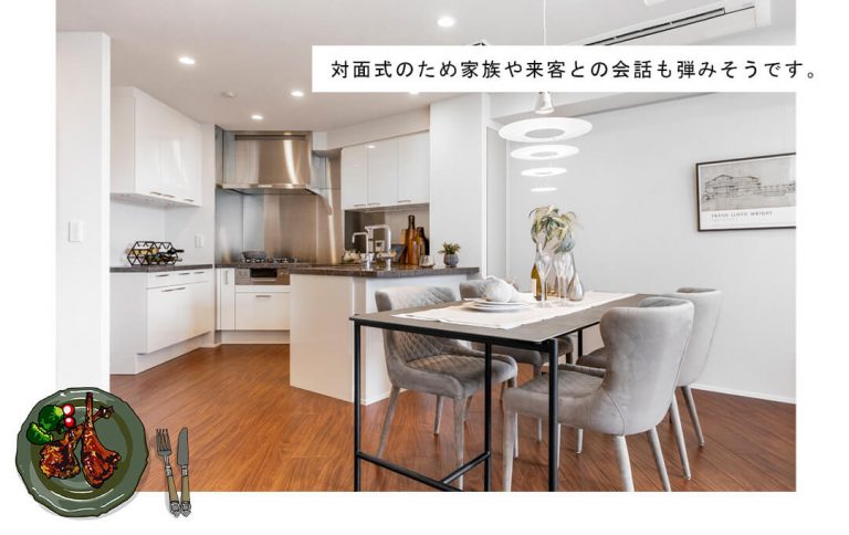 Brillia一番町のキッチン
