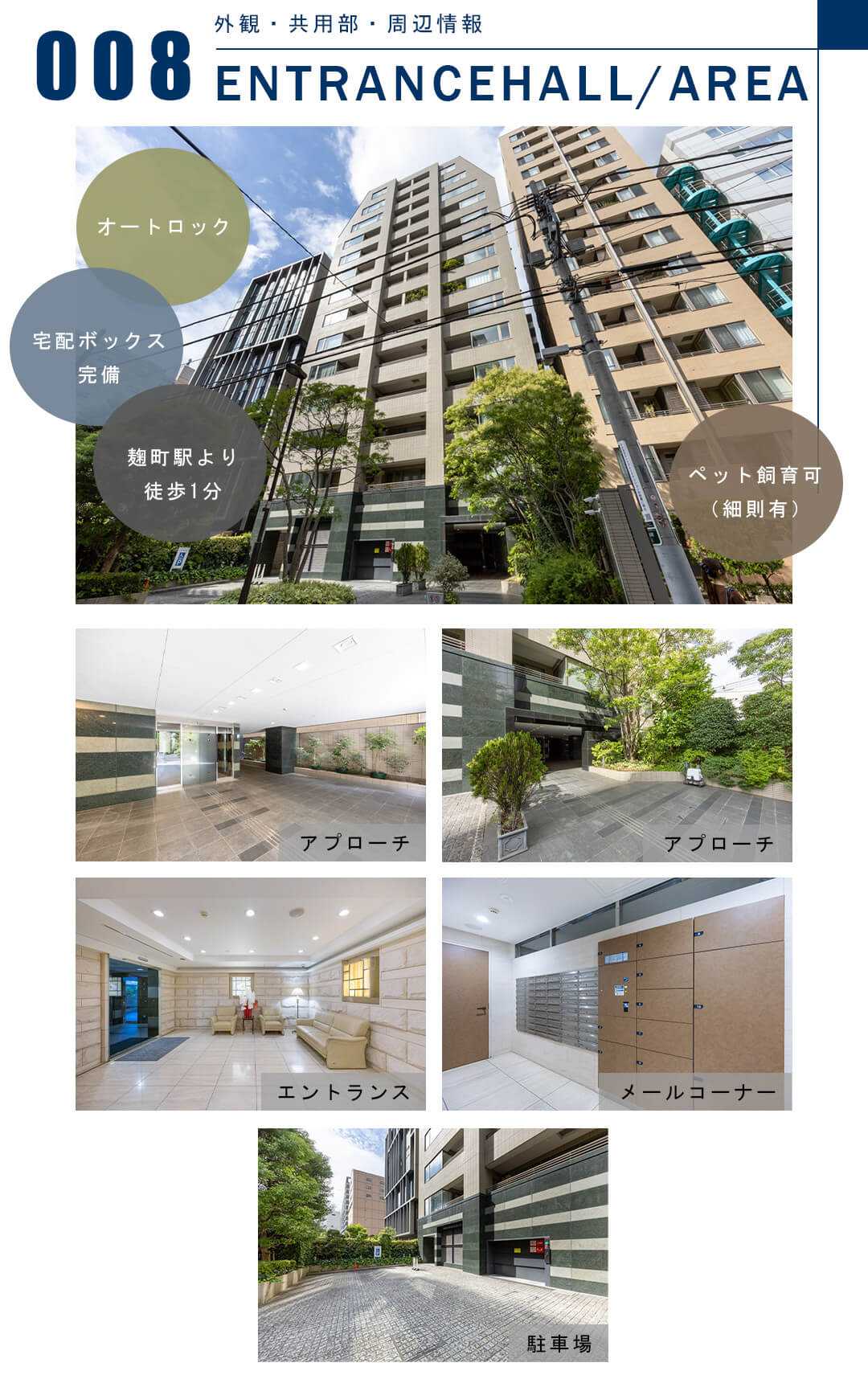 008外観,共用部,周辺情報,ENTRANCEHALL,AREA