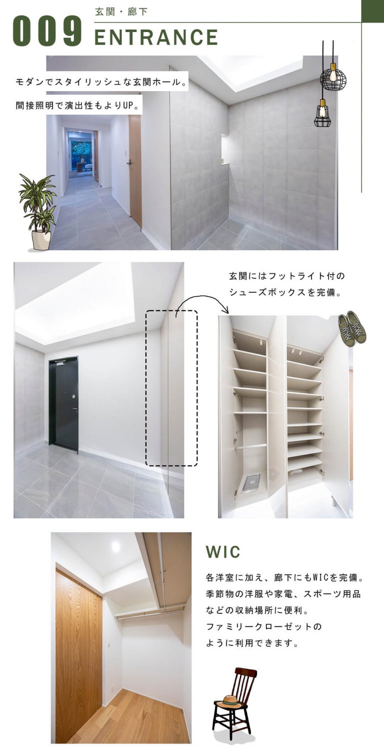 目黒ロイアルハイツの玄関・廊下
